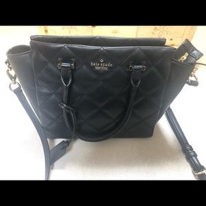 Kate Spade Black quilt crossbody